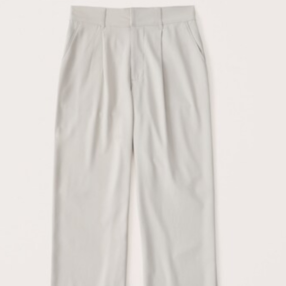 Relaxed womens tailored pants